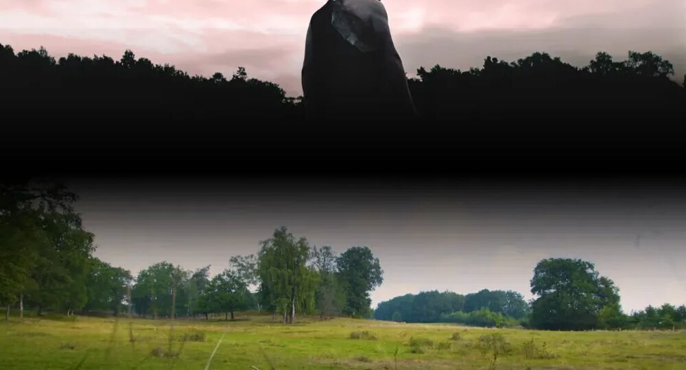 Manvanmander grond wandelingprehistorieeigenbeeld